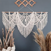 large bohemian macrame wall hanging - MRSLM