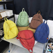 washed canvas backpack, view 3 - MRSLM