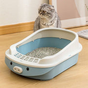 oversized semi-enclosed cat litter box, view 6 - MRSLM