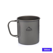 camping titanium cup with lid, view 3 - MRSLM