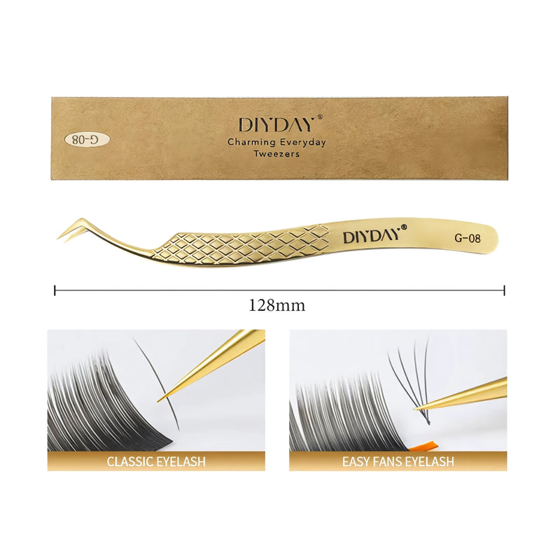 eyelash extension tweezers, view 10 - MRSLM