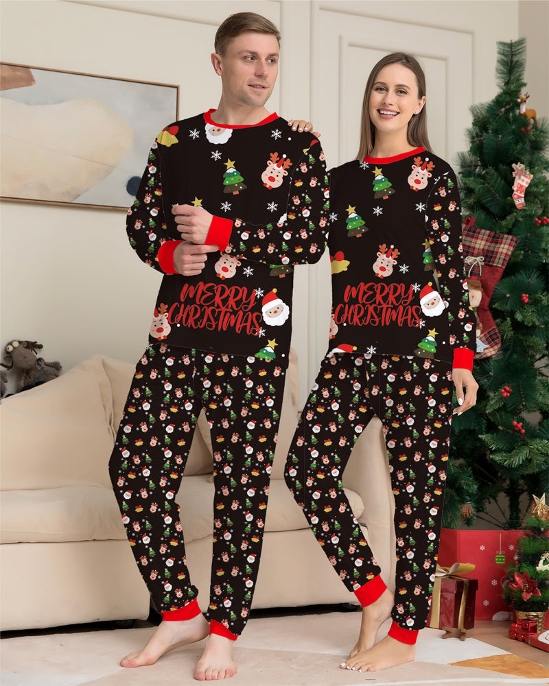 Family Christmas matching pajamas set, view 3 - MRSLM