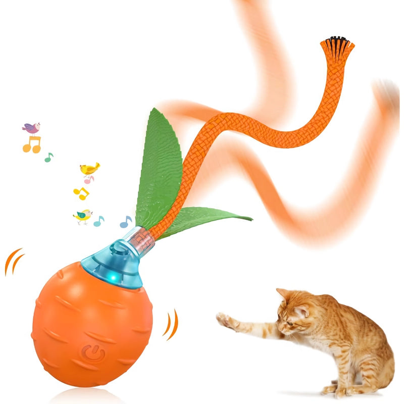 motion-activated cat ball toy, view 2 - MRSLM