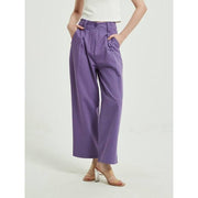 high-waist wide leg trousers, view 5 - MRSLM