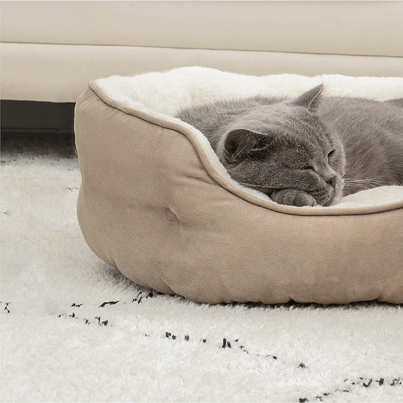 cozy round small pet bed, view 4 - MRSLM