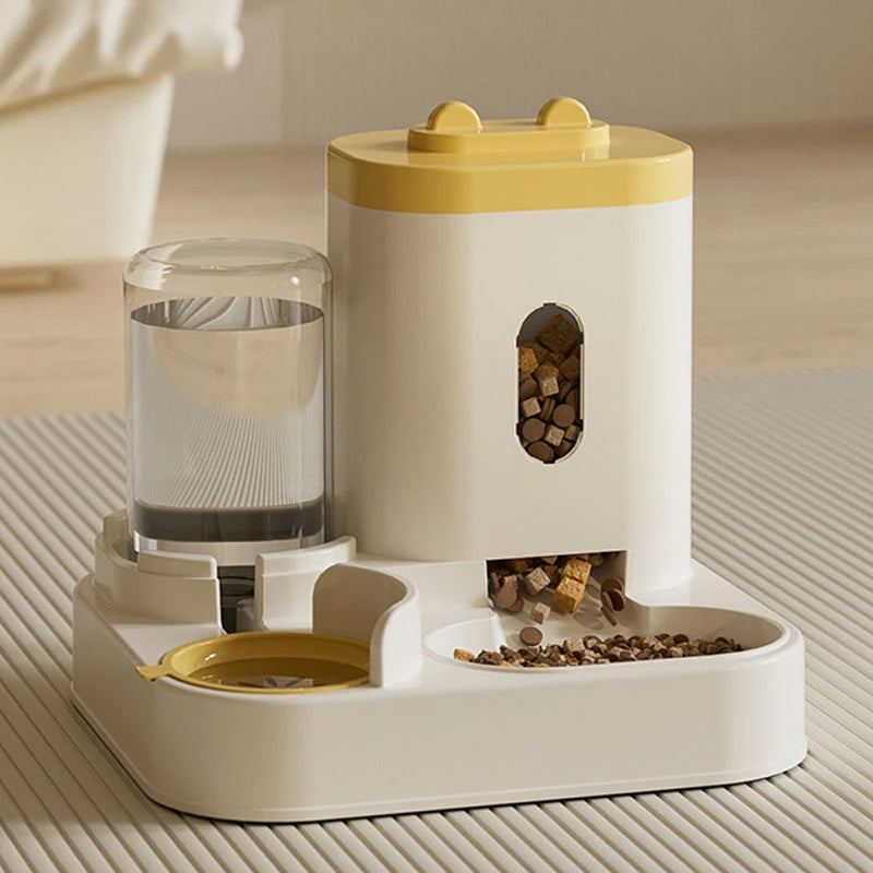 Automatic cat feeder and water dispenser, view 4 - MRSLM