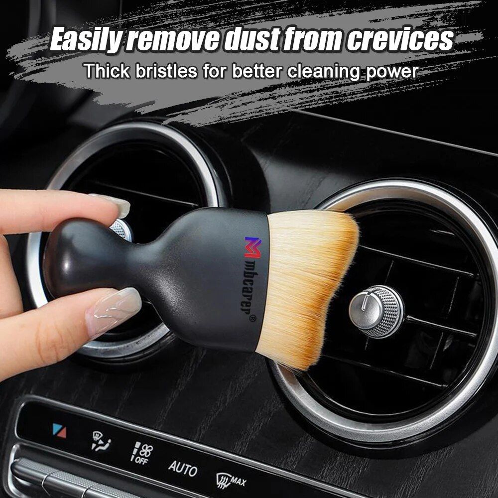 Compact Car Interior Detailing Brush