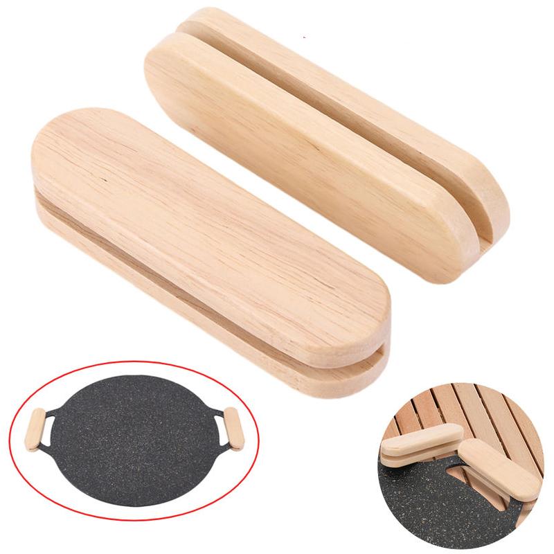 Solid wood BBQ pan handles - MRSLM