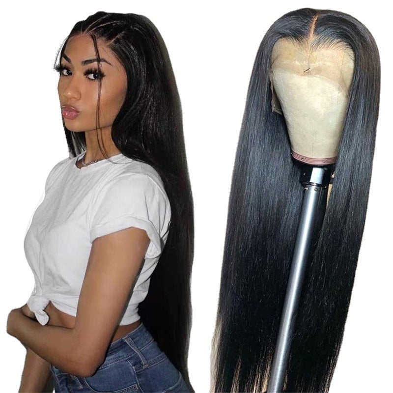 long straight synthetic wig, view 7 - MRSLM