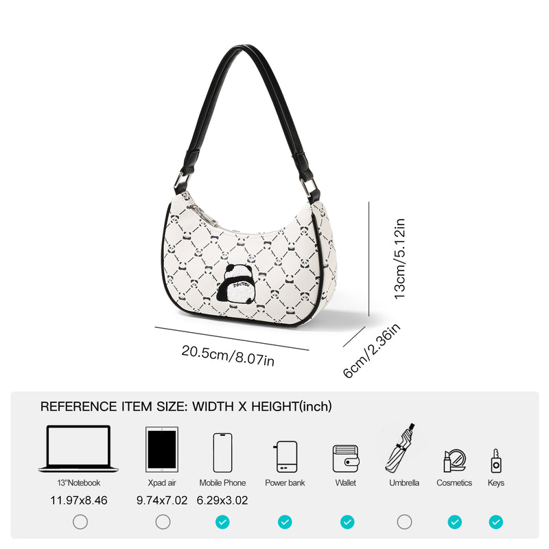 panda crossbody bag, view 2 - MRSLM