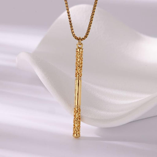 golden cudgel pendant necklace - MRSLM