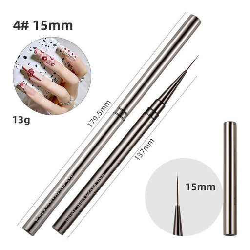 Nail art liner DIY painting brush set, view 2 - MRSLM