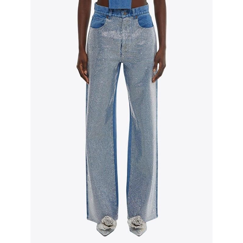high waist wide leg loose jeans, view 4 - MRSLM