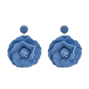 denim drop earrings, view 10 - MRSLM
