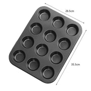 12-cup metal cake mold, view 2 - MRSLM