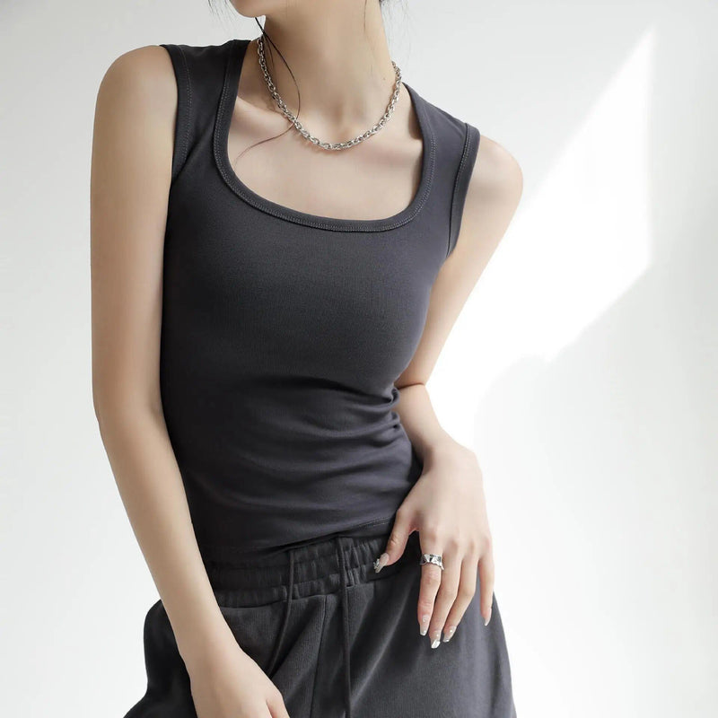ribbed crop top, view 7 - MRSLM