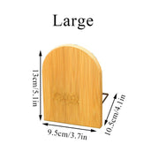 bamboo book stand, view 3 - MRSLM