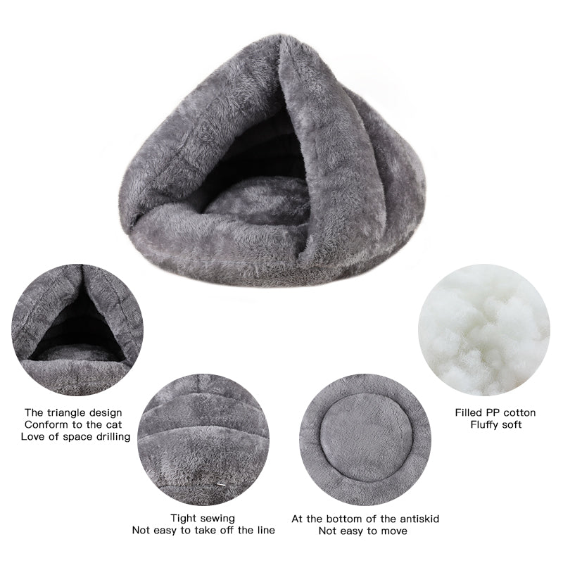cozy plush dog bed, view 6 - MRSLM