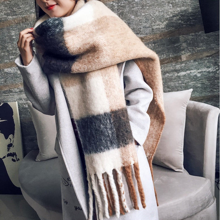 Cashmere-inspired scarf, view 2 - MRSLM