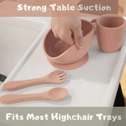 baby silicone tableware set, view 11 - MRSLM