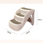 foldable 3-step pet stairs, view 7 - MRSLM
