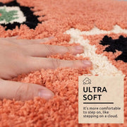 plush geometric area rug, view 7 - MRSLM