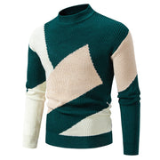 round neck jacquard sweater, view 2 - MRSLM