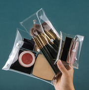 transparent pvc cosmetic bag, view 7 - MRSLM