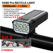 Ultra-bright USB-C rechargeable bike light set, view 6 - MRSLM