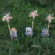 owl resin decoration set, view 3 - MRSLM