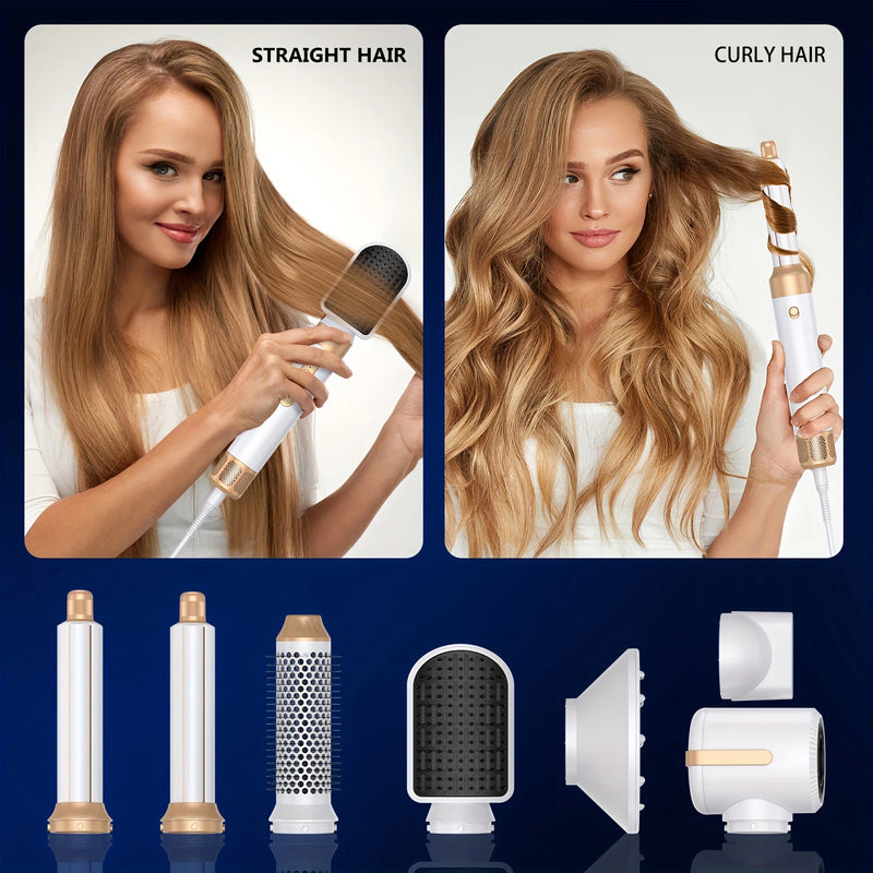 7-in-1 ionic hair dryer and styling brush set, view 7 - MRSLM