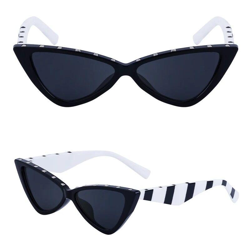 rivet cat eye sunglasses, view 11 - MRSLM