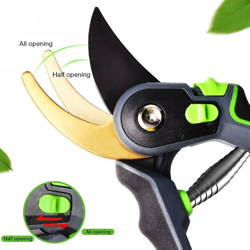 ratchet garden pruner shears, view 6 - MRSLM