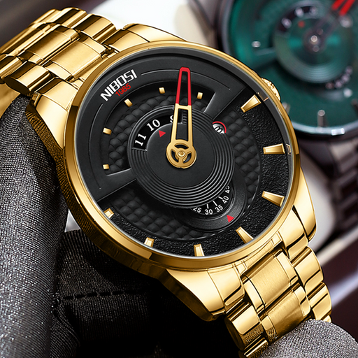 men's water-resistant luminous quartz watch - MRSLM
