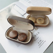 retro wood grain contact lens case, view 8 - MRSLM