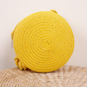 woven straw crossbody bag, view 13 - MRSLM