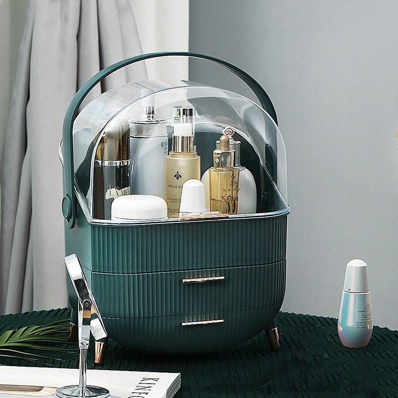 waterproof makeup organizer box, view 8 - MRSLM