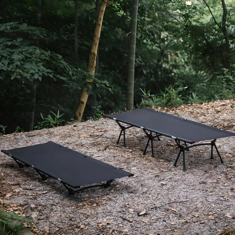 Ultralight aluminum alloy camping cot, view 2 - MRSLM
