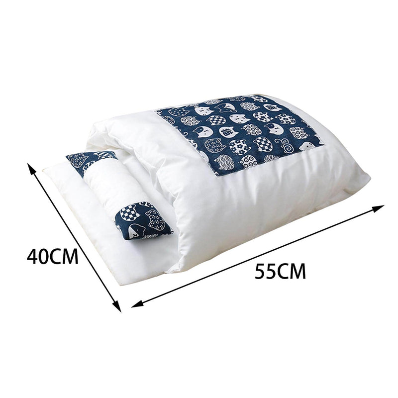 printed cat cave bed, view 8 - MRSLM