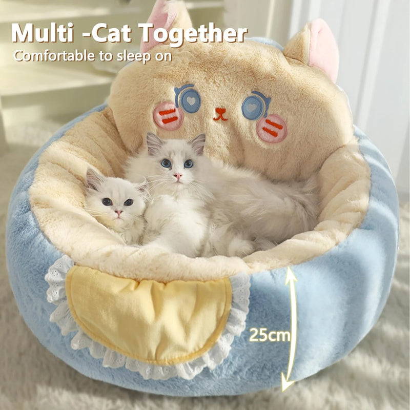 Cozy cat and small dog bed sofa, view 5 - MRSLM