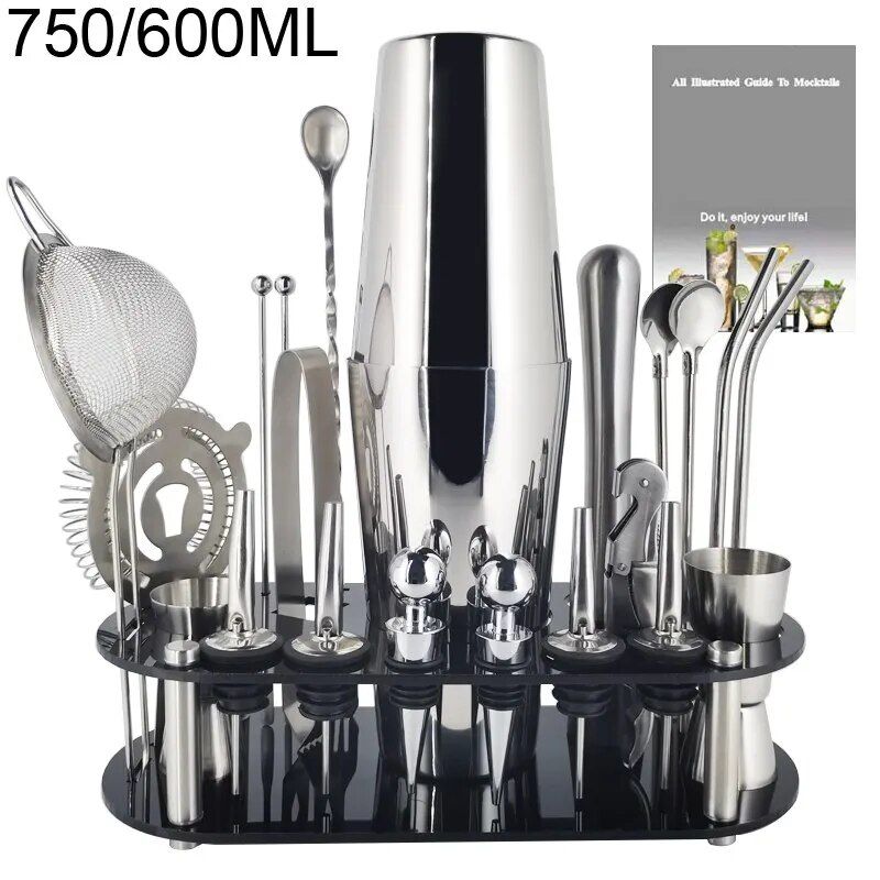 boston cocktail shaker set, view 3 - MRSLM