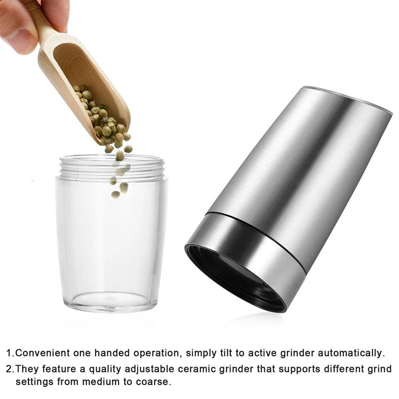 Electric salt and pepper grinder, view 7 - MRSLM