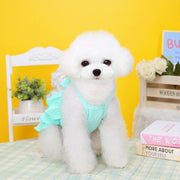 spring princess dog dress, view 5 - MRSLM