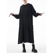 elegant a-line long dress, view 6 - MRSLM