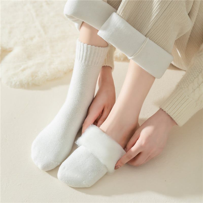 3 pairs women's cozy socks, view 14 - MRSLM