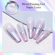 holographic metallic nail gel, view 7 - MRSLM