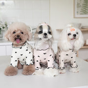embroidered bear waffle pet vest, view 5 - MRSLM