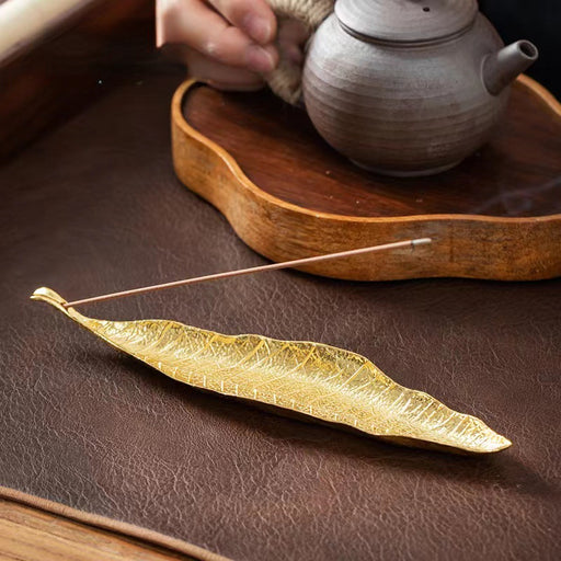 Bodhi leaf incense stick holder - MRSLM