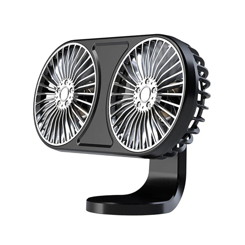 dual-head usb car fan, view 3 - MRSLM