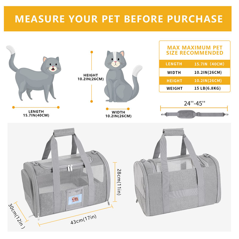 dog cat carrier, view 10 - MRSLM